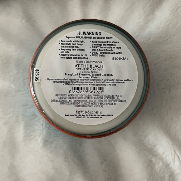 B&B Works At The Beach Candle NEW - Picture 5 of 5